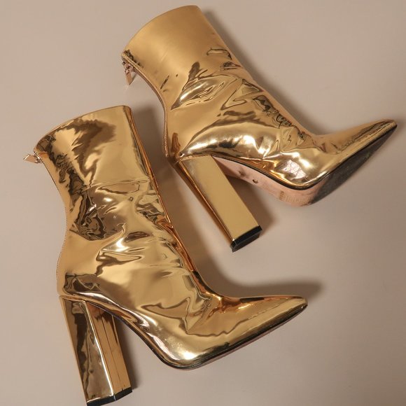Raye x Revolve Riley Bootie - Gold Metallic - Picture 3 of 12